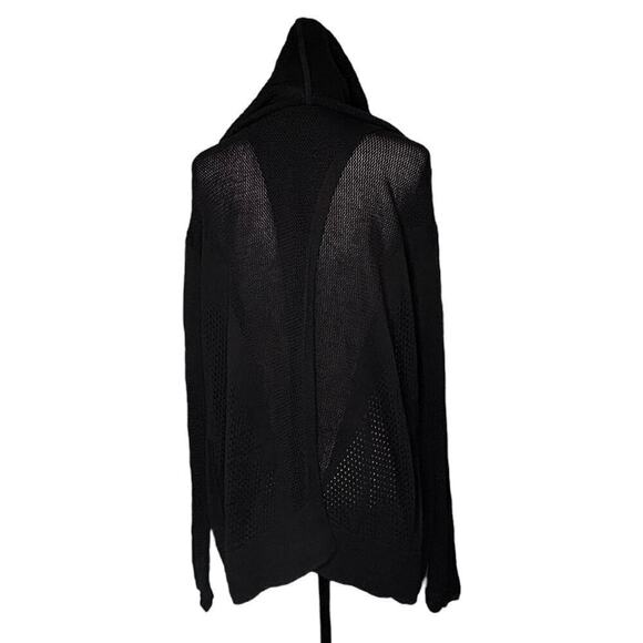 Lululemon Still Movement Wrap Open Cardigan Black Size 8 - Picture 5 of 11